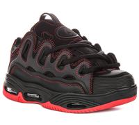 Osiris D3 2001 Skate Shoes - Black/Red/Red