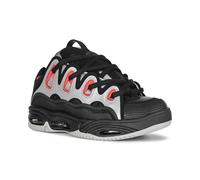 Osiris Men's D3 2001 Skate Shoe, Black/Light Grey/Red, 13