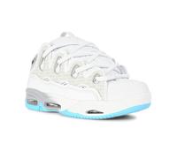 Osiris Men's D3 2001 Skate Shoe, White/Grey/Baby Blue, 12 UK