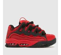 OSIRIS D3 2001 Trainers in Black & Red UK 4 (EU 37)