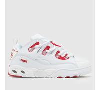 OSIRIS D3 E Trainers in White & Red UK 8 (EU 42)
