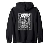 Osiris Death Wears The Egyptian Mythology Zip Hoodie