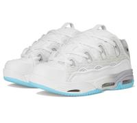 Osiris Men's D3 2001 Skate Shoe, White/Grey/Baby Blue, 4 UK