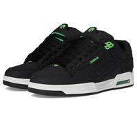 Osiris Men's Peril Skate Shoe, Black/Black/Green, 9 UK