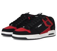 Osiris Men's Peril Skate Shoe, Black/White/Red, 9.5 UK