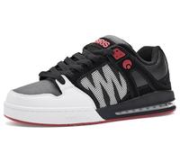 Osiris Men's Pixel Skate Shoe, White/Black/Red, 11.5