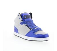 Osiris Nyc 83 Clk Supported Heel Mid Top Lace Up Mens Trainers In Blue UK 6 - 11
