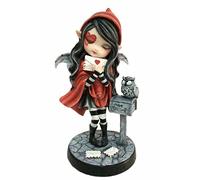 Osiris Trading UK Dolly Fae Missing You Fairy with Owl Figurine by Selina Fenech | Hand-Painted Resin Ornament | Fantasy Home Decor or Gift | 6.75" Tall