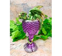 Osiris Trading UK Dragon's Claw Goblet Dragons Scales Chalice Ornament Gothic Decor Green Dragon