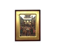 Osiris Trading UK The Last Supper Jesus Christ Picture Hanging Icon Style Religious Wall Plaque Decor