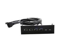 osiuujkw 25 Inch USB Front Panel Hub Construction Sturdy Expansion For Effective No Any Drive Program. 5.25 Inch Front Panel Optical Drive USB Hubs High Speed, 4 Ports USB3.0 2.0, 163x105x53mm