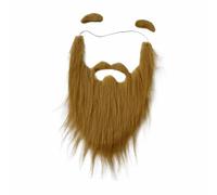 osiuujkw Adult Eyebrows Long Beard Funny Whisker Masquerade Holiday Props Christmas Themed Parties Supplies Durability False Mustaches Fancy Dress With Eyebrow Dress Up