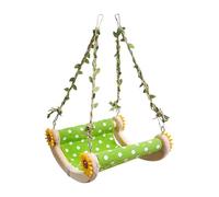 osiuujkw Bird Swing Perch Lovebird Swing Stand Perch Unique Shape Provides For Parakeet Leisure And Exercise Which Is Bite Resistant Exercise Canvas Bird Nest Wooden Toy