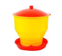 osiuujkw Chicken Water Feeding Bucket Offers Chicken Friendly Encouraging Natural Feeding While Minimizing Waste Parakeets Poultry Hen Supplies Pet WaterDispenser, 4kg Feeder