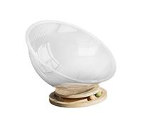 osiuujkw Comfortable Acrylic Cat Hammock Stand Modern And Practical Cat Resting Place Novelty With Space Themed Bed All Seasons Universal Detachable Kittens Hammock, Clear, S