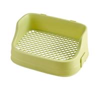 osiuujkw Comfortable Rabbit Litter Box For Cage Corner Snap Fastening Secures Box Prevents Moving Provides Easy Cleanup For Owners Pet Litter Pan Trainer Bunny Cleaner, Green, 36x24x15.5CM