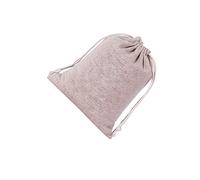 osiuujkw Cotton Linen Storage Bag Portable Rectangular Heavy Duty Cosmetic Household Drawstring Pouch Pocket Accessories, 8x10cm