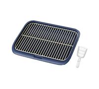 osiuujkw Dog Toilet Tray Puppy Pee Pad Holder Reliable Slip Resistant For Happy Training Making Difficult For Urine To Stick And Preventing Dogs Eating Dog, Dark Blue, XL
