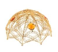 osiuujkw E27/E14 Modern Industrial Style Loft Ceiling Pendant Light Lamp Shades Trendy and Functional, umbrella Gold yellow, 1Set