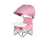 osiuujkw Foldable Dining Chair for Outdoor Activities with Sunshade Protection Equipped Detachable Tray. There is Very Practical, Pink