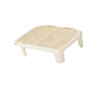 osiuujkw Footrest Pet Cleaning Essentials Cat Litter Pad Cat Litter Mat Trapping Mat Includes Unique Oblique Mouth Features Floor Essentials Scat Sifting Pellets Catcher, Coffee, 50x40.5x15cm