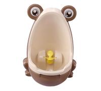 osiuujkw Funny Kids Pee Training Trainer Urinal Travel Potty Solution Engaging Frog Shape Ages 3 to 6 Boy Toilet Training with Fun Target Rotating Water Wheel to On Urin