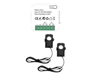 osiuujkw Intelligent Energy Meter WIFI Power Consumption Analysis Smart Energy Meter Provides Essential Statistical Insights WIFI Intelligent Power Consumption