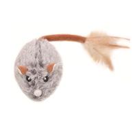 osiuujkw Interactive Automatic Cat Toys With Rubber Wheels Resistant To Scratches And Chewing And Silicone Materials BS, dark grey