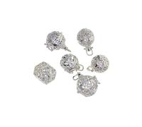 osiuujkw Locket Cage Pendant Attractive Filigree Patterns Comes In Lightweight Enhancing Any Jewelry Piece Diamond Aromatherpy Essential Oil Diffuser Fragrance Pendant Picture Locket