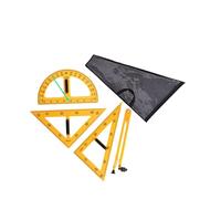 osiuujkw Math Geometry Equipment Large Number Ruler Suited for Geometry Drawing and Math Lessons in Classrooms Drawing Tool Big Size Teacher Aids, Yellow, 4 pcs