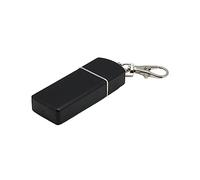 osiuujkw Mini Portable Ash Tray with Keychain Ashtray Heats Resistant Reusable Pocket Dust Holder for Home Office Outdoor Travel, Black