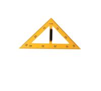 osiuujkw Multifunction Math Geometry Ruler Aids in Teaching Geometry Lessons Providing Large Number Clarity for Enhanced Learning Drawing Math Tool Big Size Teacher Aids, Yellow, 45 Triangle