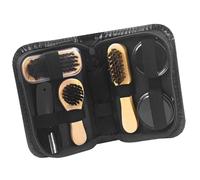 osiuujkw Multifunctional Leather Boot Cleaner Shoe Polish Kit With Storage Case Leather Maintenance Shoe Brushes Are Made With Wooden Handles Are Sturdy And Resistant To Deformation For Repeated Shine