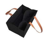 osiuujkw Non-toxic Odorless Portable Baby Nappy Bag For Safe Diaper Changing On Go Felt Diaper Folder Tote Tote With Handle Toys, black