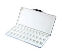 osiuujkw Painting Pallet Painters Artists Beginners Leakproof Watercolor Palette Enhancing Creativity On Go Paint Wet for Days. Portable Acrylic Oil Painting Folding Paint Tray, Blue, 33 Wells