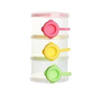 osiuujkw Portable Storage Box Side Out Milk Powder Box With Solely Opening Impact Resistant Lid Is Not Easy To Lose Lightweight