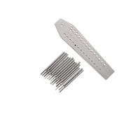 osiuujkw Screw Plate Kit Compact Watchmakers Tap Die Set 14 Tap Die Set 7-2mm Applicable For Screws Repair Jewellers Screw Plate Watch Repair Tool Kit