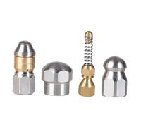 osiuujkw Sewer Jet Nozzle Quickly Connects To Pressure Washer Hose For Effective Cleaning Of Clogged Drains Drain Cleaning Pressure Washer Sewer Jetter Nozzle Kitchen Sink