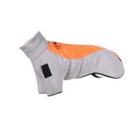 osiuujkw Silky Smooth Dog Winter Coat For Nearly All Breeds Even Raining Or Snow Still Can Well Pup Warm Polyester Dog Sweater, Gray-orange, 2XL