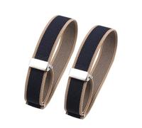 osiuujkw Sophisticated Elastic Shirt Sleeve Holders for Creative Solution For Maintaining Sleeve Position At Work Events Elastic Armbands Shirt Holders Anti Slip, Blue Beige, 2x32cm