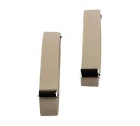 osiuujkw Sophisticated Elastic Shirt Sleeve Holders for Creative Solution For Maintaining Sleeve Position At Work Events Elastic Armbands Shirt Holders Anti Slip, Khaki, 2x32cm