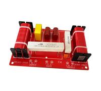 osiuujkw Speaker Divider DIY Module Board 2 Ways Audio Crossover Divider 400W Premium Components Bass Treble Frequencies Hi Fi Sound Filter Professional Home 2 Ways HiFi Speaker 400W