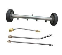 osiuujkw Versatile Under Car Pressure Washer Chassis Cleaner With 3 Extension Wands Heavy Duty Cleaning Tasks Car Undercarriage Cleaner Pressure Washer Undercarriage 4000 PSI