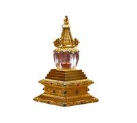 osiuujkw Wishes Come True Tibetan Buddhist Statue For Meditation And Healing Alloy Tibetan Buddhism Statue Buddha Statue Stupa