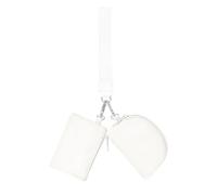 osiuujkw Women S Small Wallet with Safety Zipper and Metal Buckle Multi Functional Dont Let Small Items Lost in Chaos Suitable, White