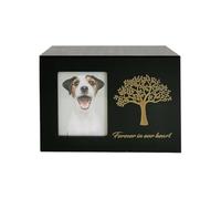 osiuujkw Wooden Dog Memorials Cremation Urn Case Personalized Commemorate Memorial Keepsake Box Ash Frame Durable And Portable. Funeral Remembrance Box Cinerary Casket For Ashes