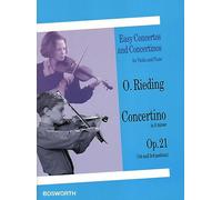 OSKAR RIEDING CONCERTINO IN A MINOR FOR VIOLIN AND PIANO OP.21 VLN BO: 1st and 3rd Position (Easy Concertos and Concertinos for Violin and Piano)