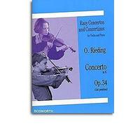 OSKAR RIEDING VIOLIN CONCERTO IN G OP.34 (VIOLIN/PIANO) VLN: (1st Position) (Easy Concertos and Concertinos for Violin and Piano)