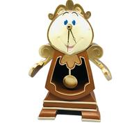 OSKDFUMJ Beauty and the Beast Candle Holder Ornament Alarm Clock Ornament Decoration Retro Collection Resin Ornament cogsworth - Birthday Gift (Large Clock)