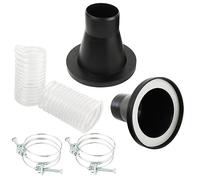 O'SKOOL 2-1/2" Dust Collection Steel Port, 2 Pack, for 4-inch Magnetic Dust Collection Coupler (Magnetic Port is not Included), DC07